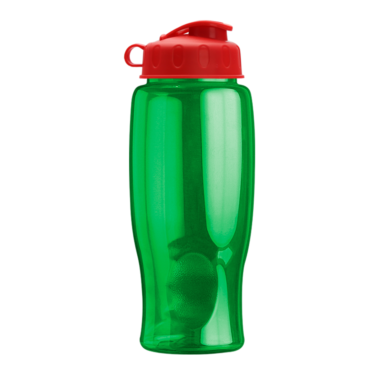 Custom logo Poly+ Bottle with Flip Lid - 27 oz.