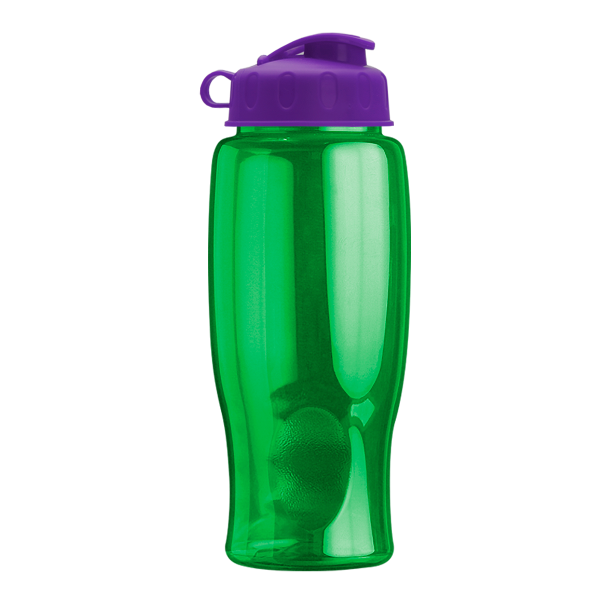 Custom logo Poly+ Bottle with Flip Lid - 27 oz.
