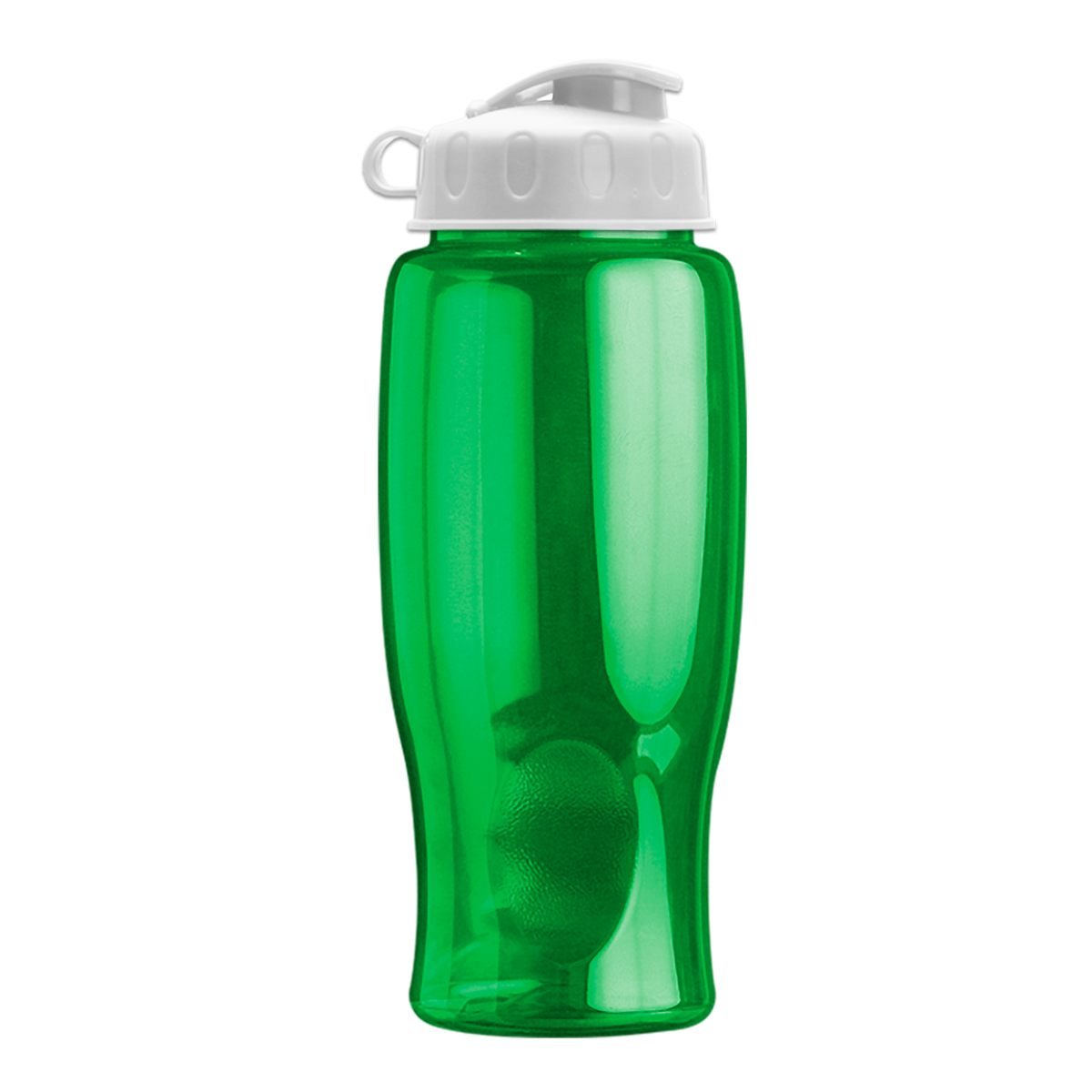 Custom logo Poly+ Bottle with Flip Lid - 27 oz.