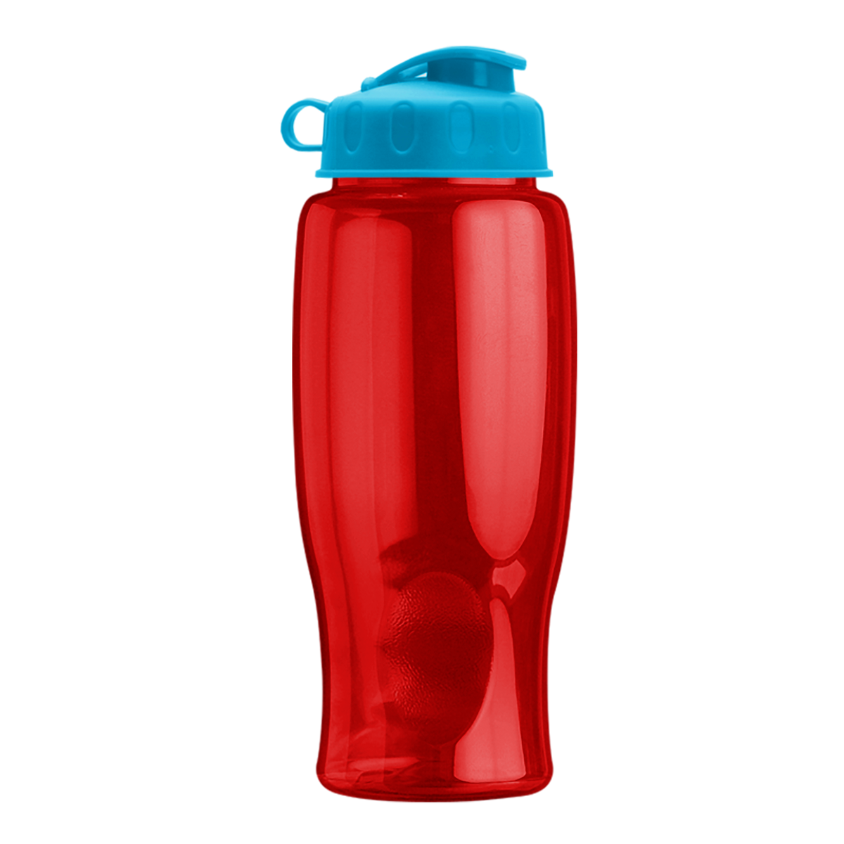Custom logo Poly+ Bottle with Flip Lid - 27 oz.