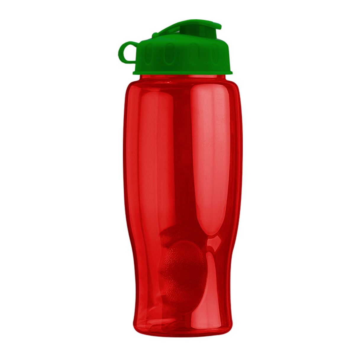 Custom logo Poly+ Bottle with Flip Lid - 27 oz.
