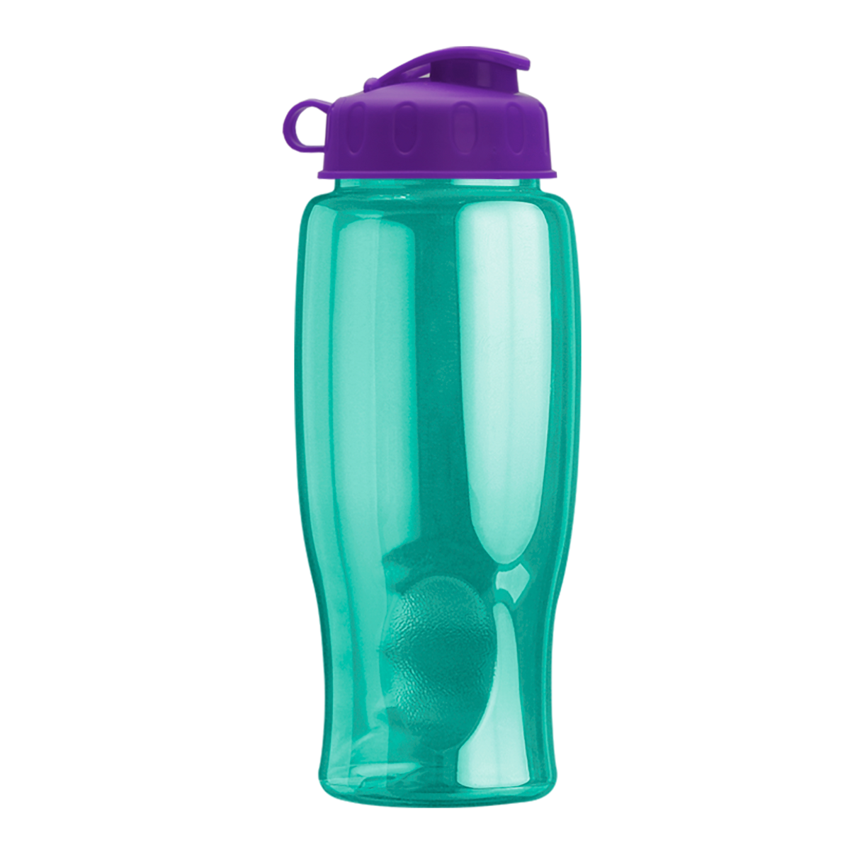 Custom logo Poly+ Bottle with Flip Lid - 27 oz.