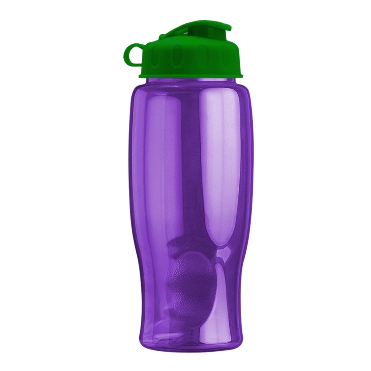 Custom logo Poly+ Bottle with Flip Lid - 27 oz.