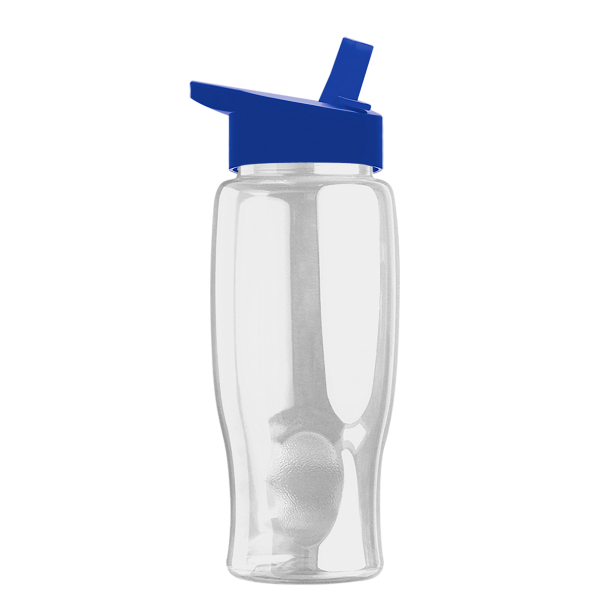Custom logo Poly+ Bottle with Flip-Straw Lid - 27 oz.