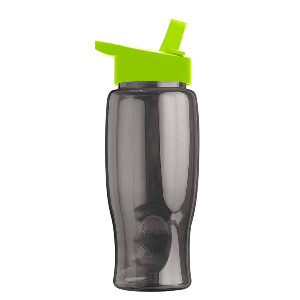 Custom logo Poly+ Bottle with Flip-Straw Lid - 27 oz.