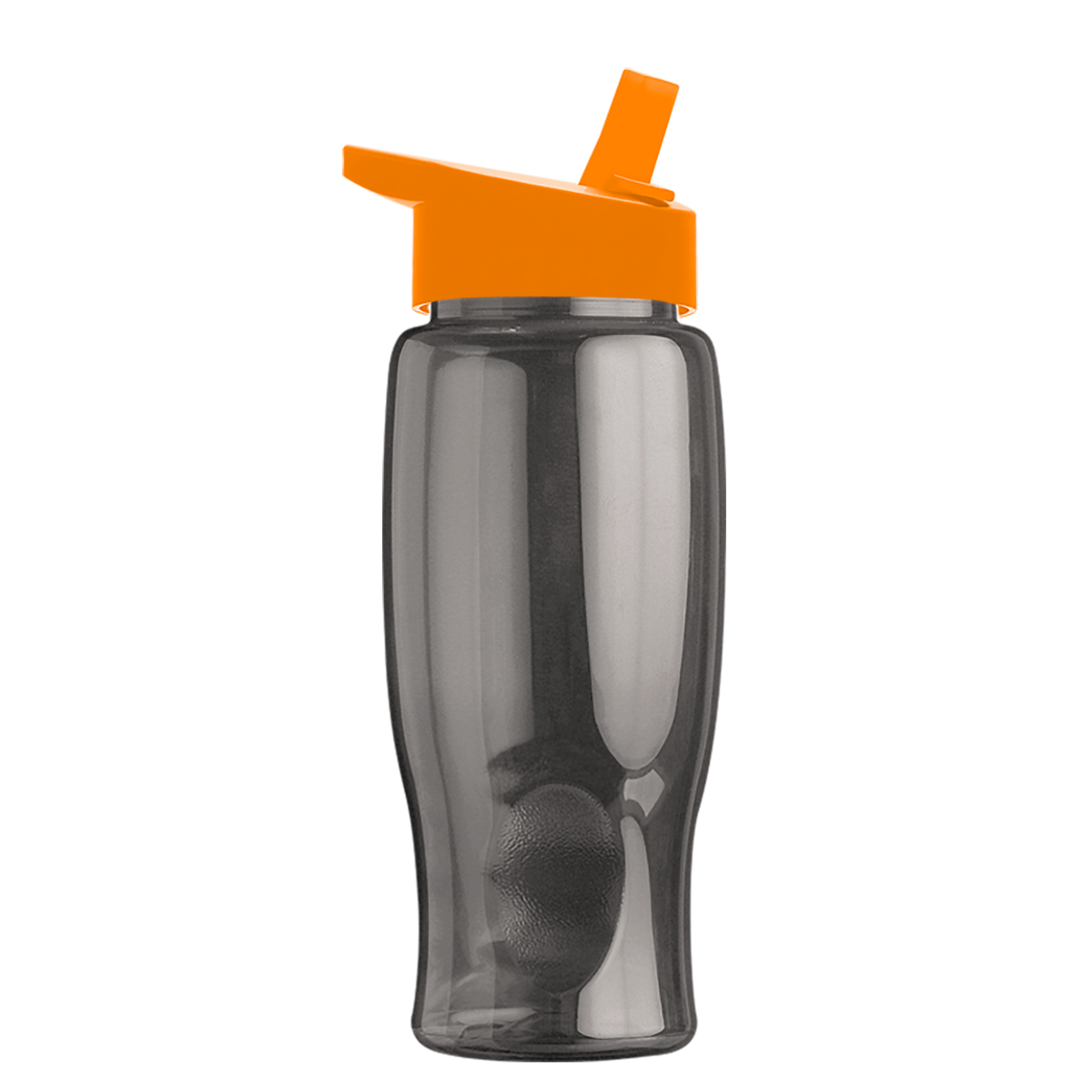 Custom logo Poly+ Bottle with Flip-Straw Lid - 27 oz.