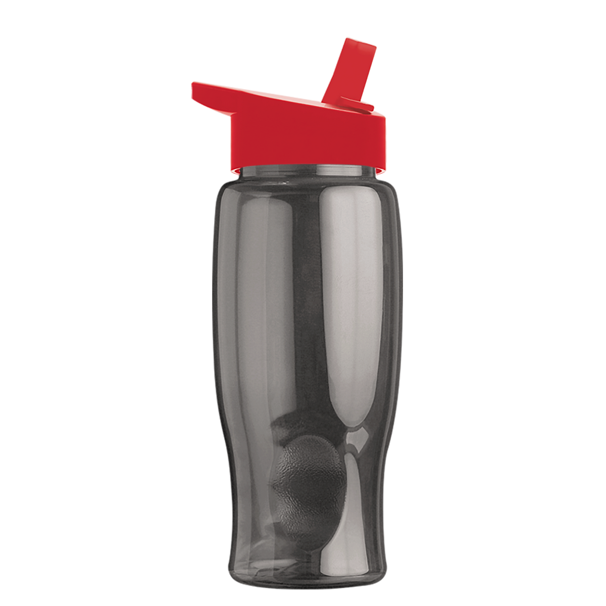 Custom logo Poly+ Bottle with Flip-Straw Lid - 27 oz.