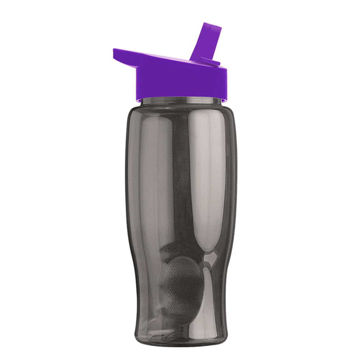 Custom logo Poly+ Bottle with Flip-Straw Lid - 27 oz.