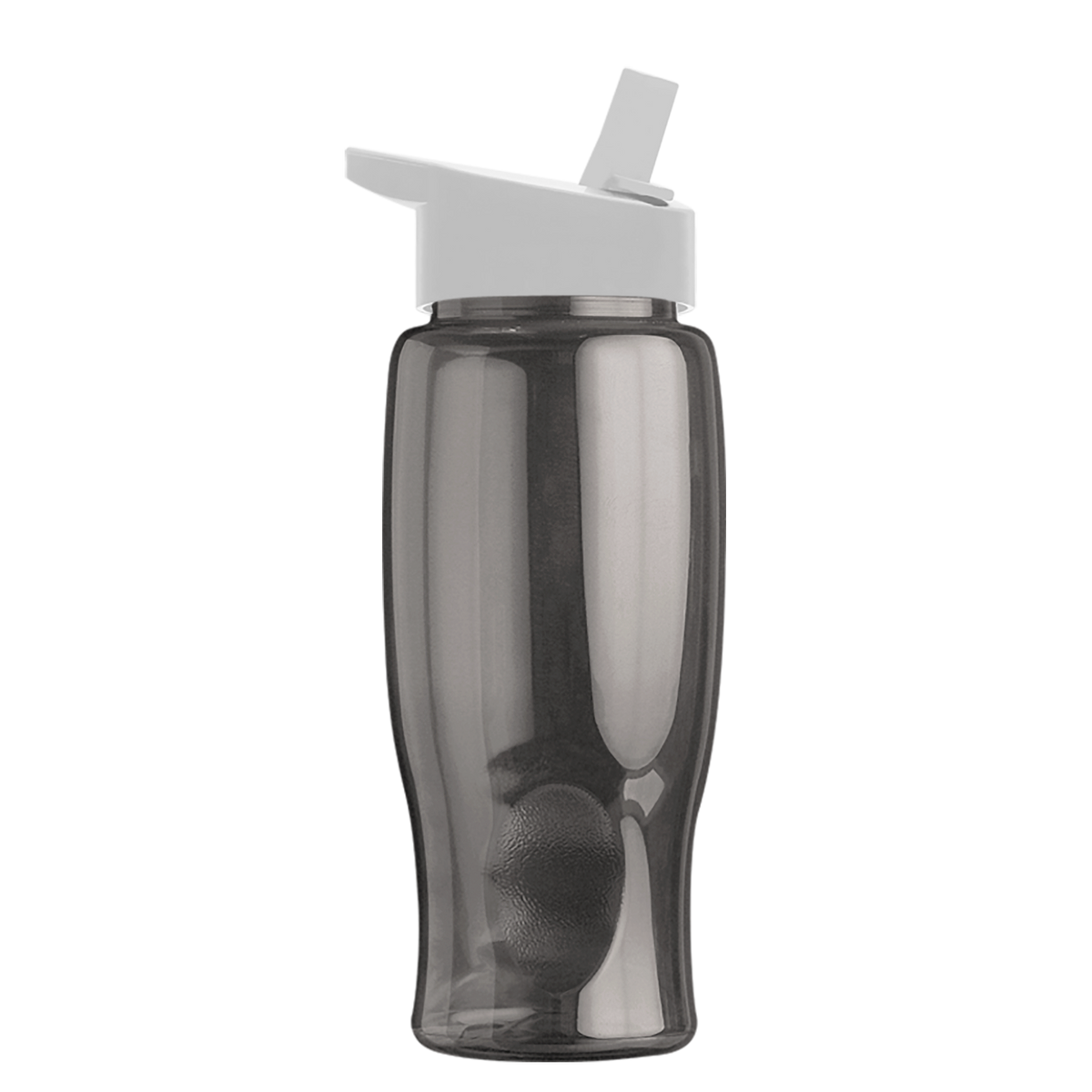 Custom logo Poly+ Bottle with Flip-Straw Lid - 27 oz.