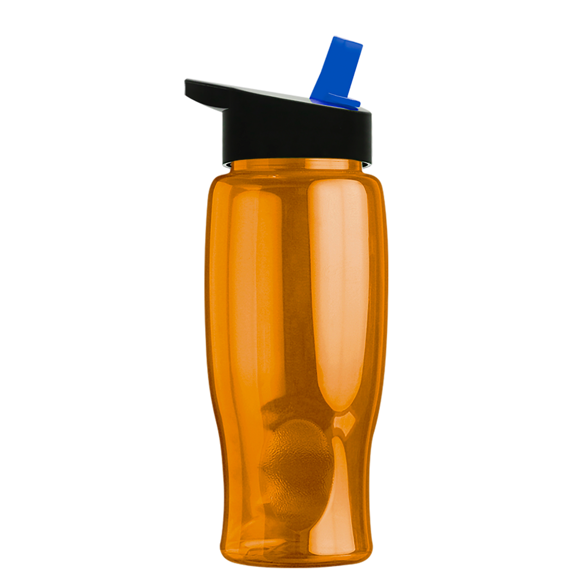 Custom logo Poly+ Bottle with Flip-Straw Lid - 27 oz.