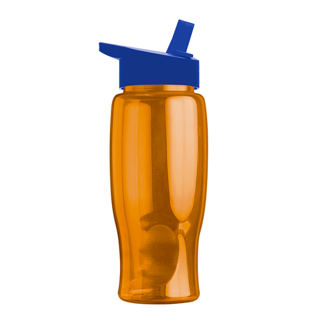 Custom logo Poly+ Bottle with Flip-Straw Lid - 27 oz.