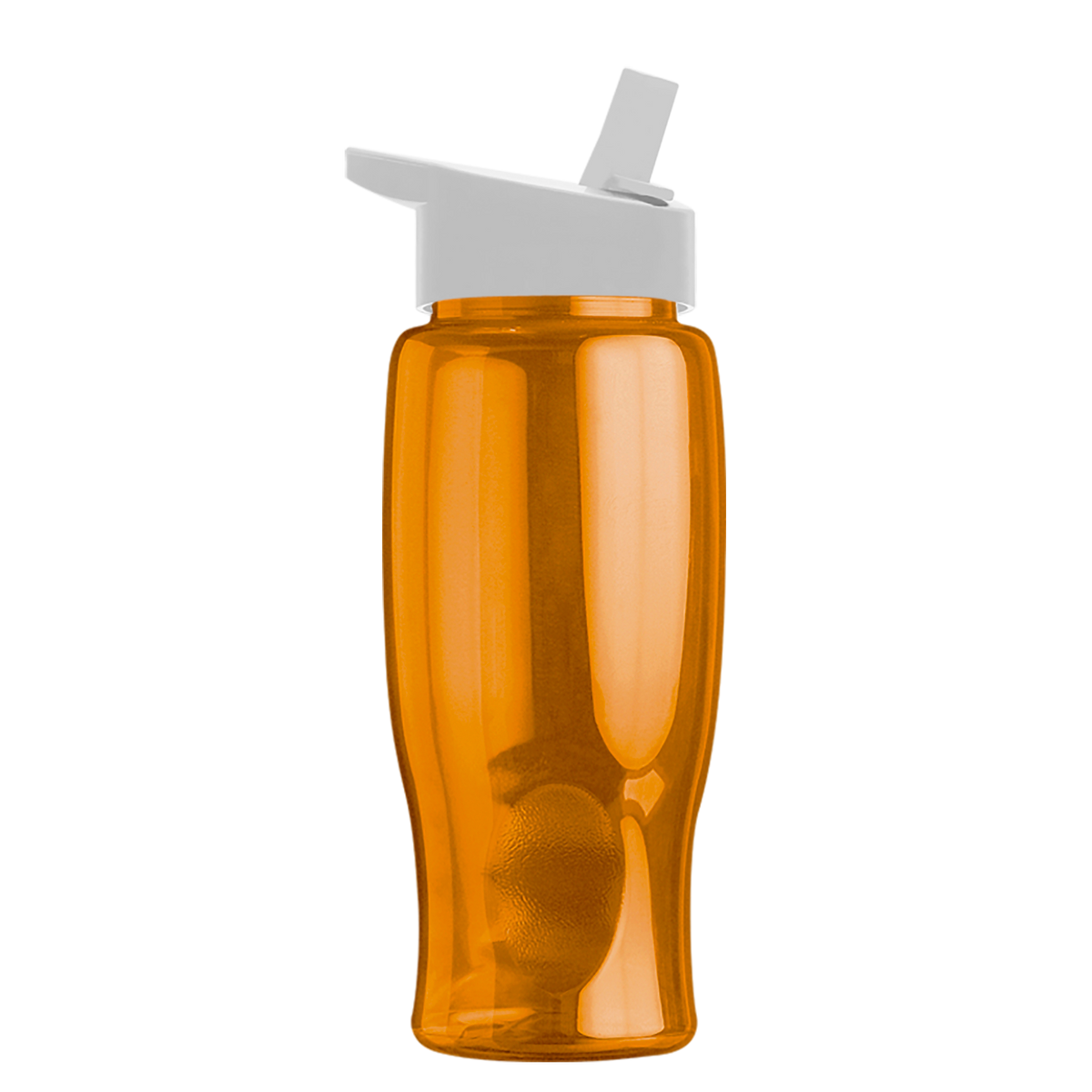 Custom logo Poly+ Bottle with Flip-Straw Lid - 27 oz.