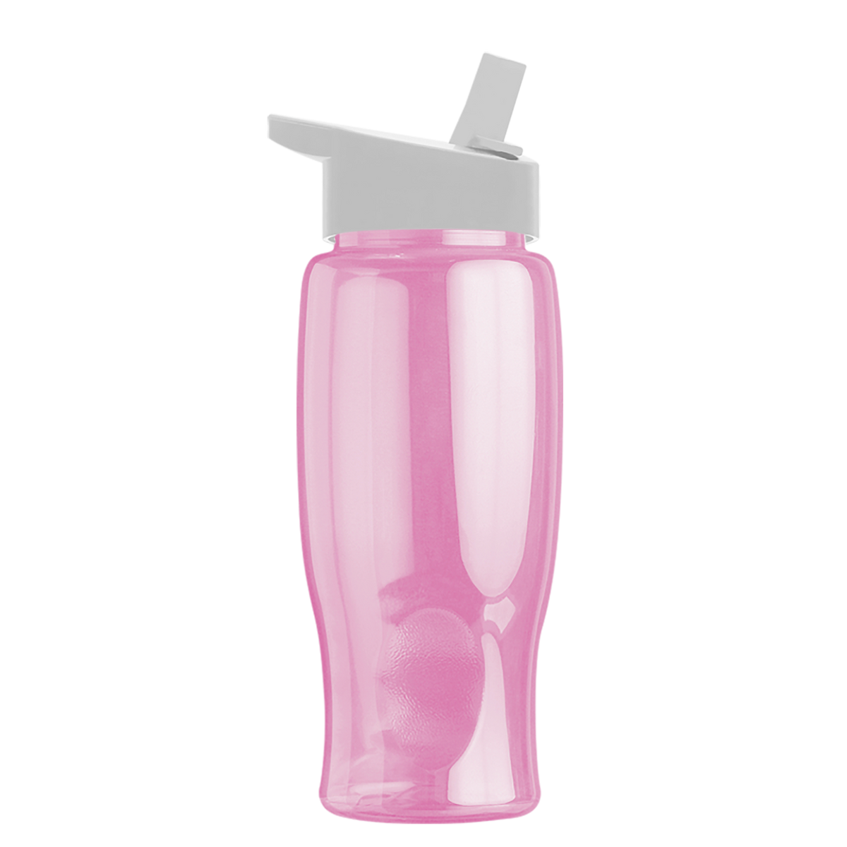 Custom logo Poly+ Bottle with Flip-Straw Lid - 27 oz.