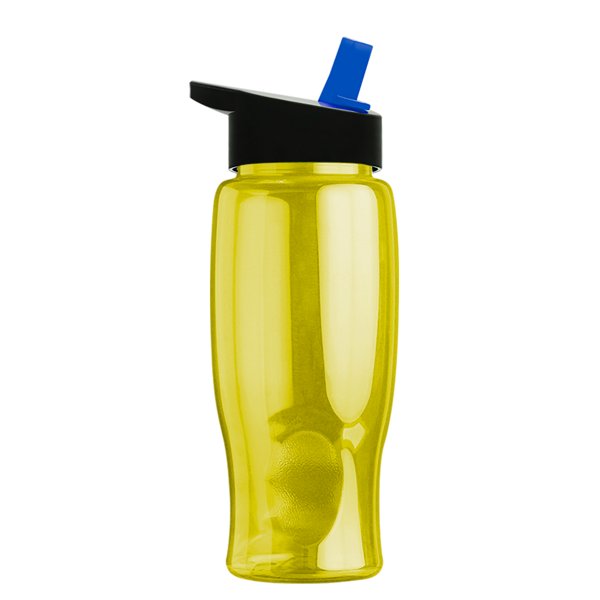Custom logo Poly+ Bottle with Flip-Straw Lid - 27 oz.