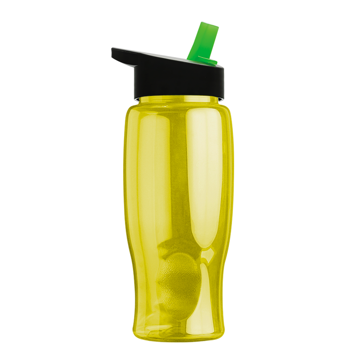 Custom logo Poly+ Bottle with Flip-Straw Lid - 27 oz.