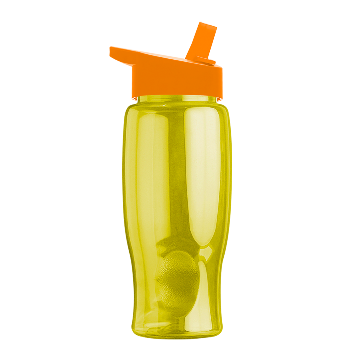 Custom logo Poly+ Bottle with Flip-Straw Lid - 27 oz.