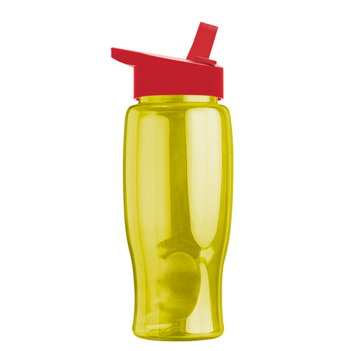 Custom logo Poly+ Bottle with Flip-Straw Lid - 27 oz.