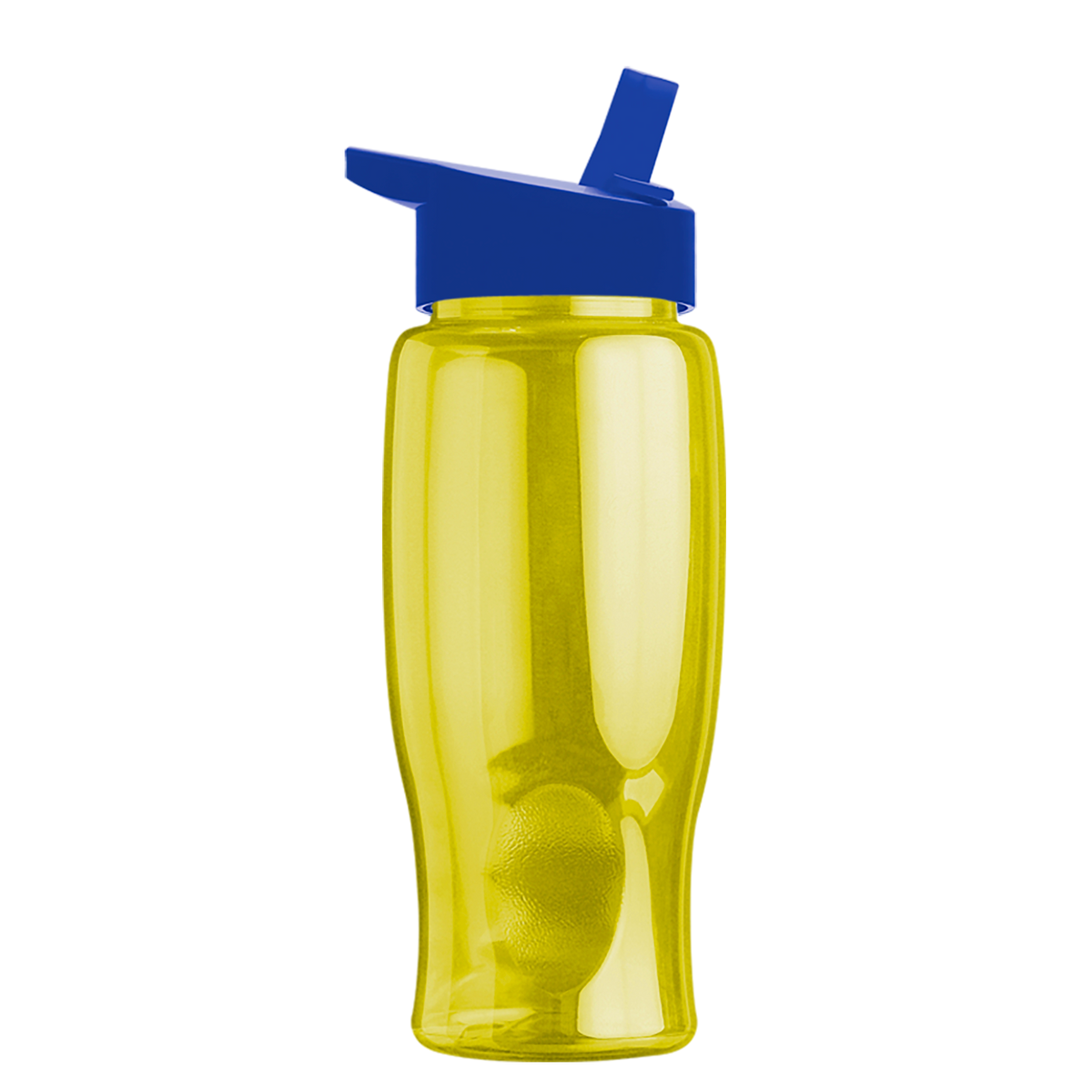 Custom logo Poly+ Bottle with Flip-Straw Lid - 27 oz.