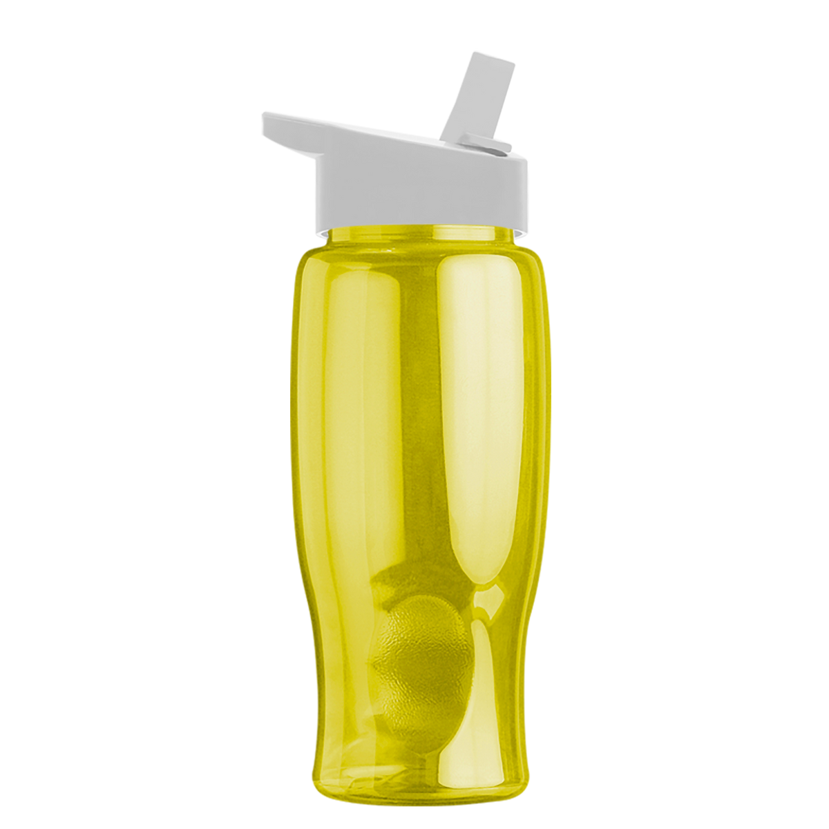 Custom logo Poly+ Bottle with Flip-Straw Lid - 27 oz.