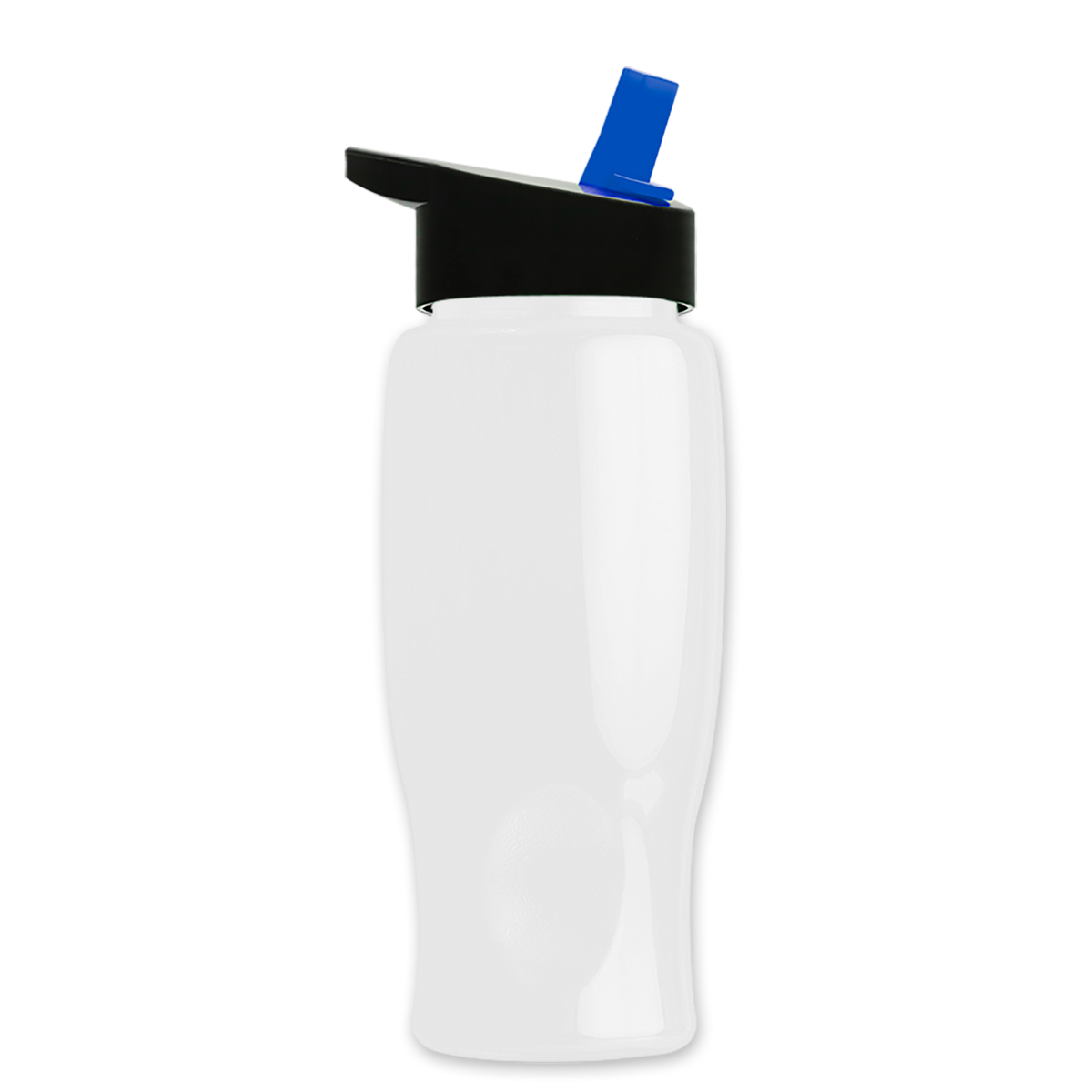 Custom logo Poly+ Bottle with Flip-Straw Lid - 27 oz.