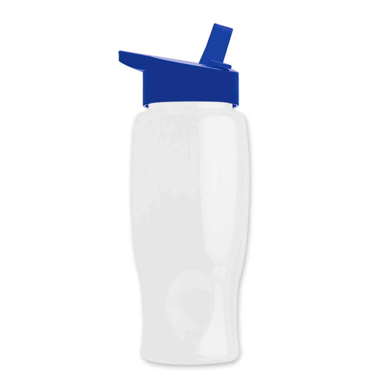 Custom logo Poly+ Bottle with Flip-Straw Lid - 27 oz.
