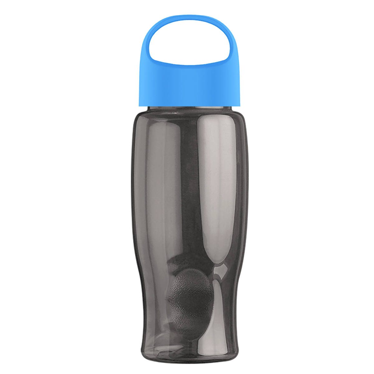 Custom logo Poly+ Bottle with Oval Crest Lid - 27 oz.