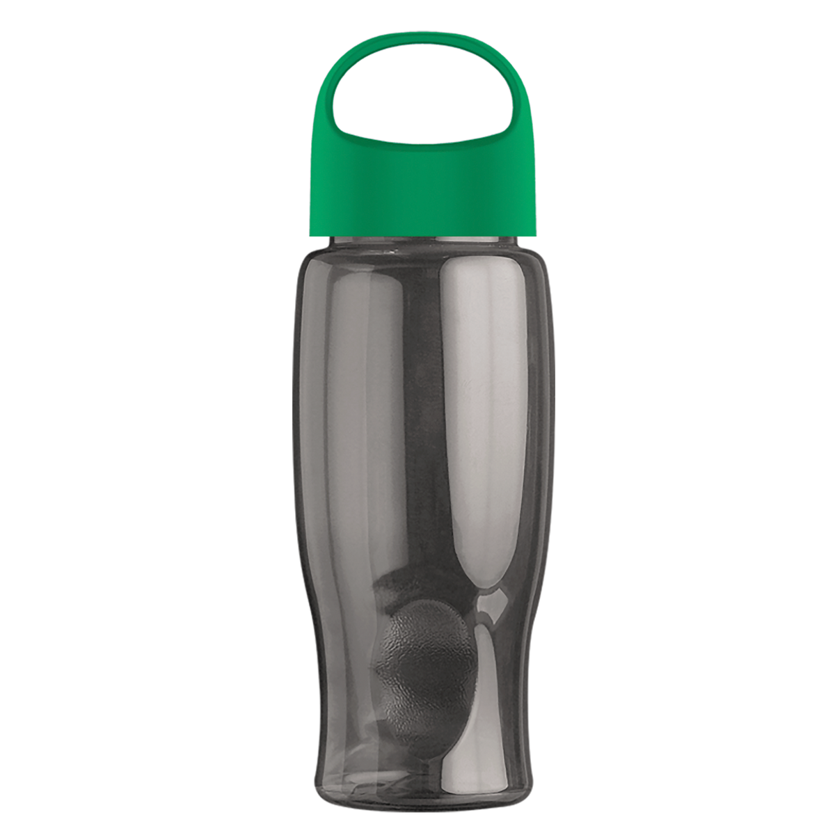 Custom logo Poly+ Bottle with Oval Crest Lid - 27 oz.
