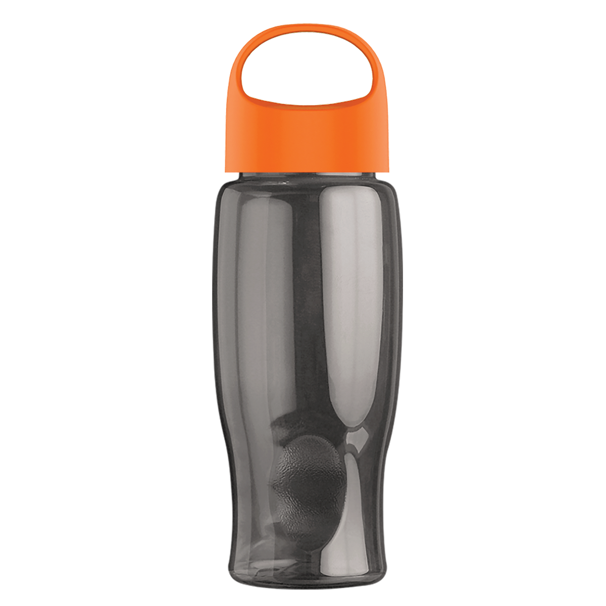 Custom logo Poly+ Bottle with Oval Crest Lid - 27 oz.