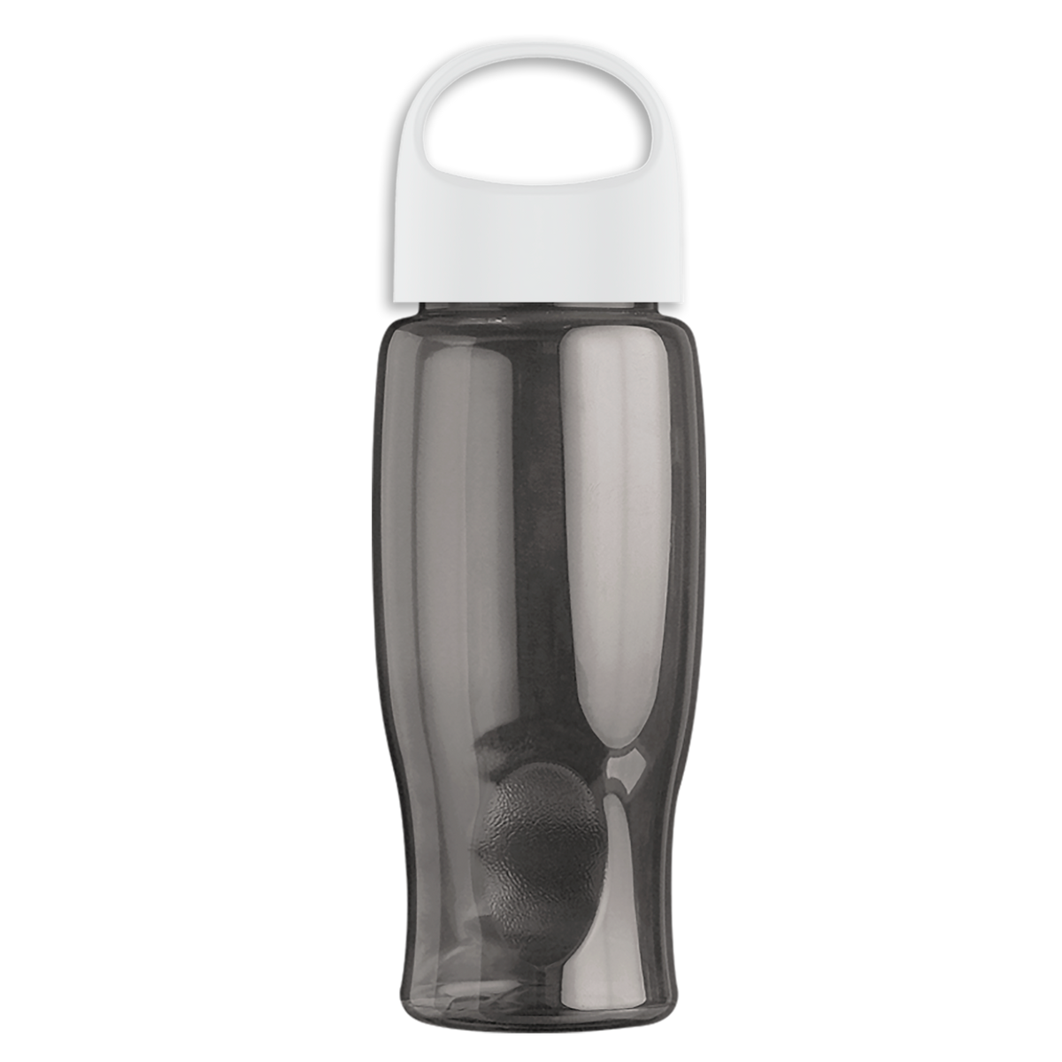 Custom logo Poly+ Bottle with Oval Crest Lid - 27 oz.