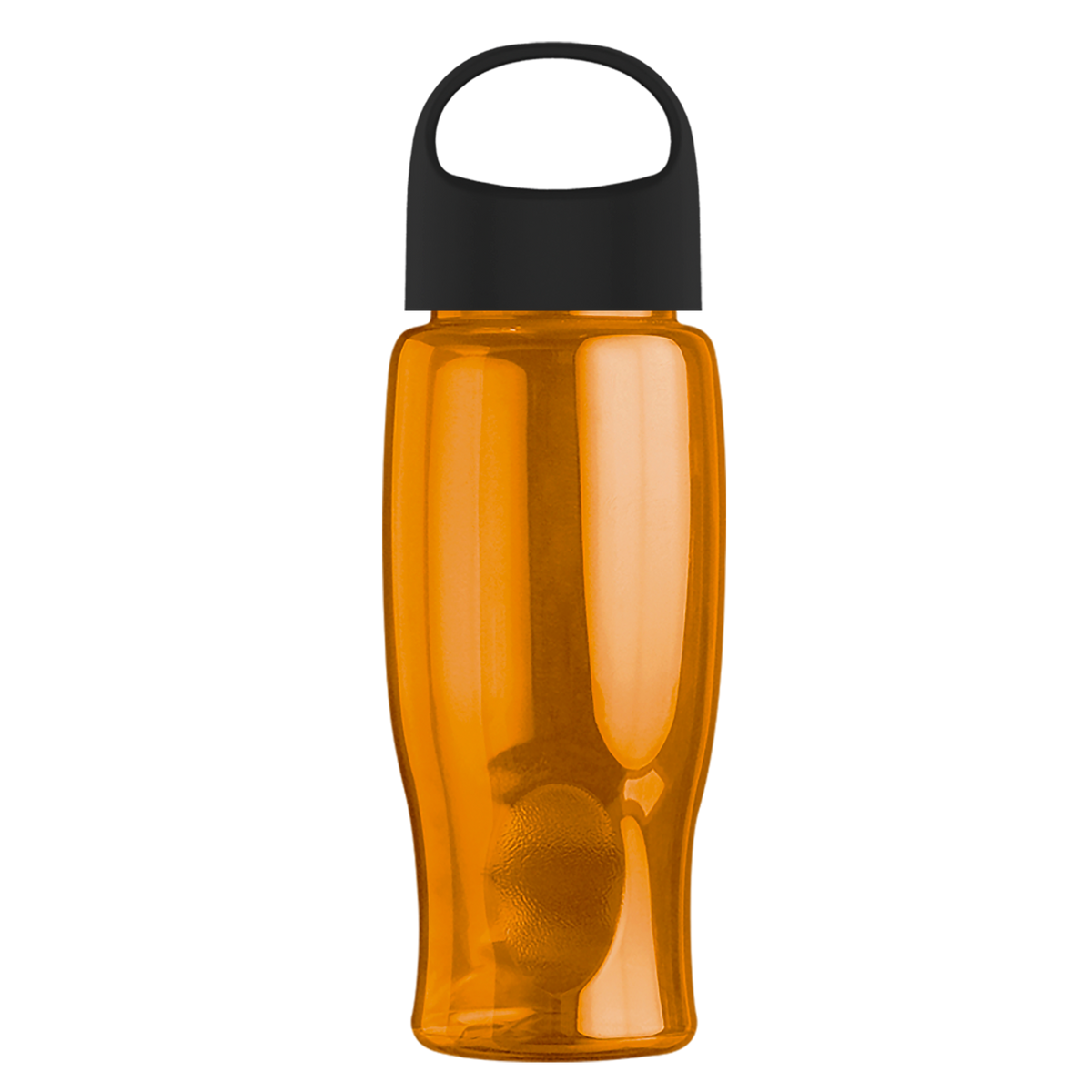 Custom logo Poly+ Bottle with Oval Crest Lid - 27 oz.