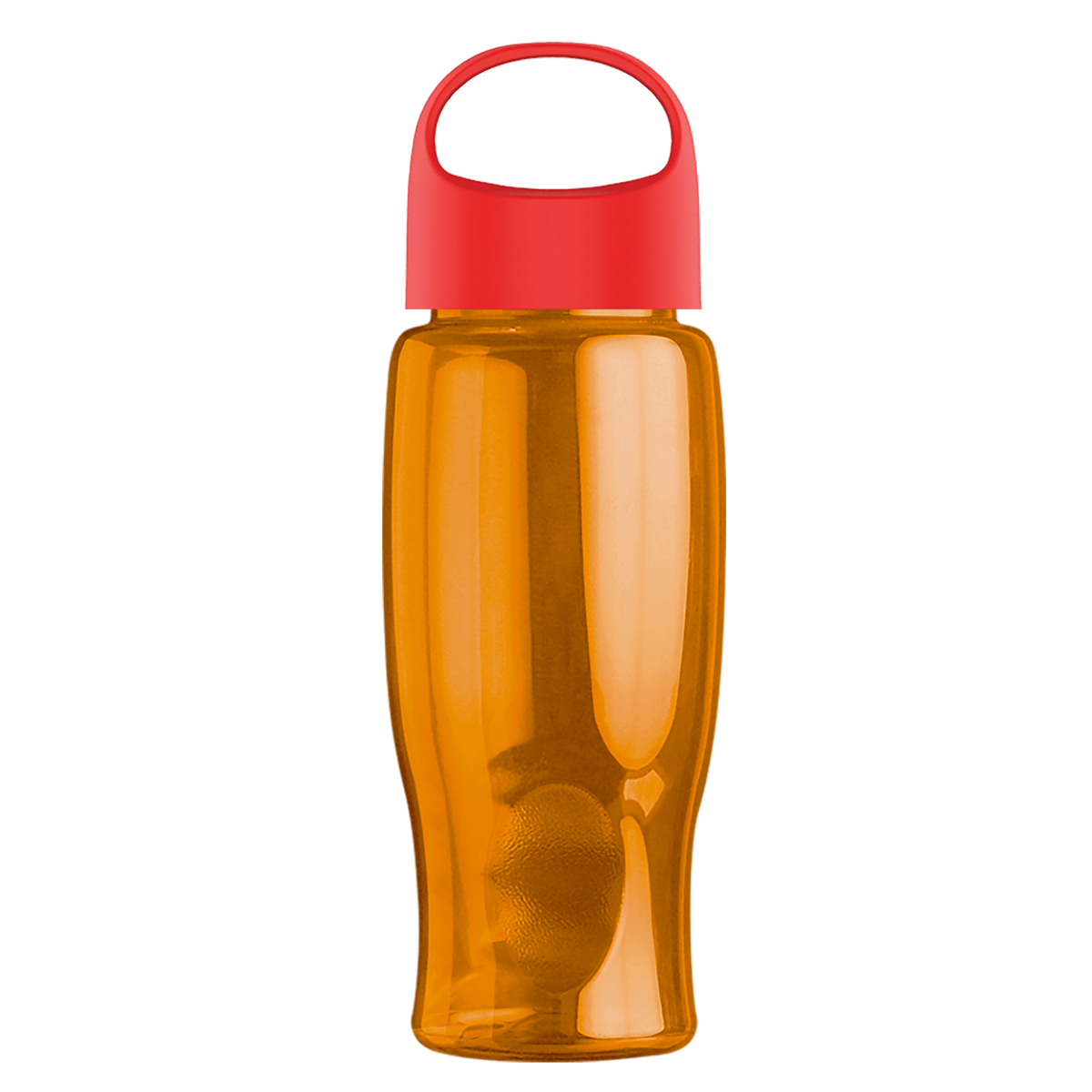 Custom logo Poly+ Bottle with Oval Crest Lid - 27 oz.