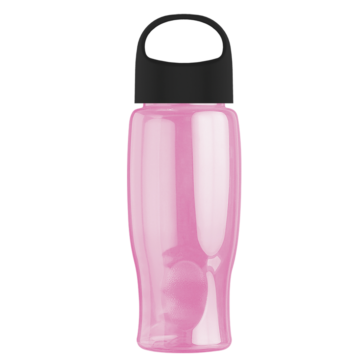 Custom logo Poly+ Bottle with Oval Crest Lid - 27 oz.