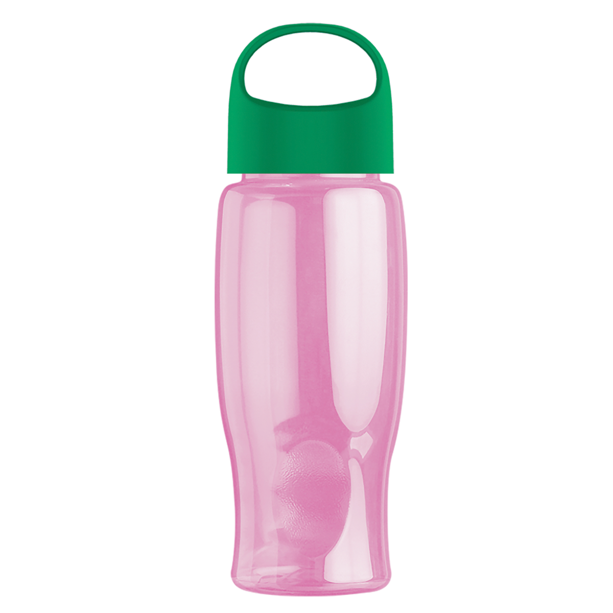 Custom logo Poly+ Bottle with Oval Crest Lid - 27 oz.