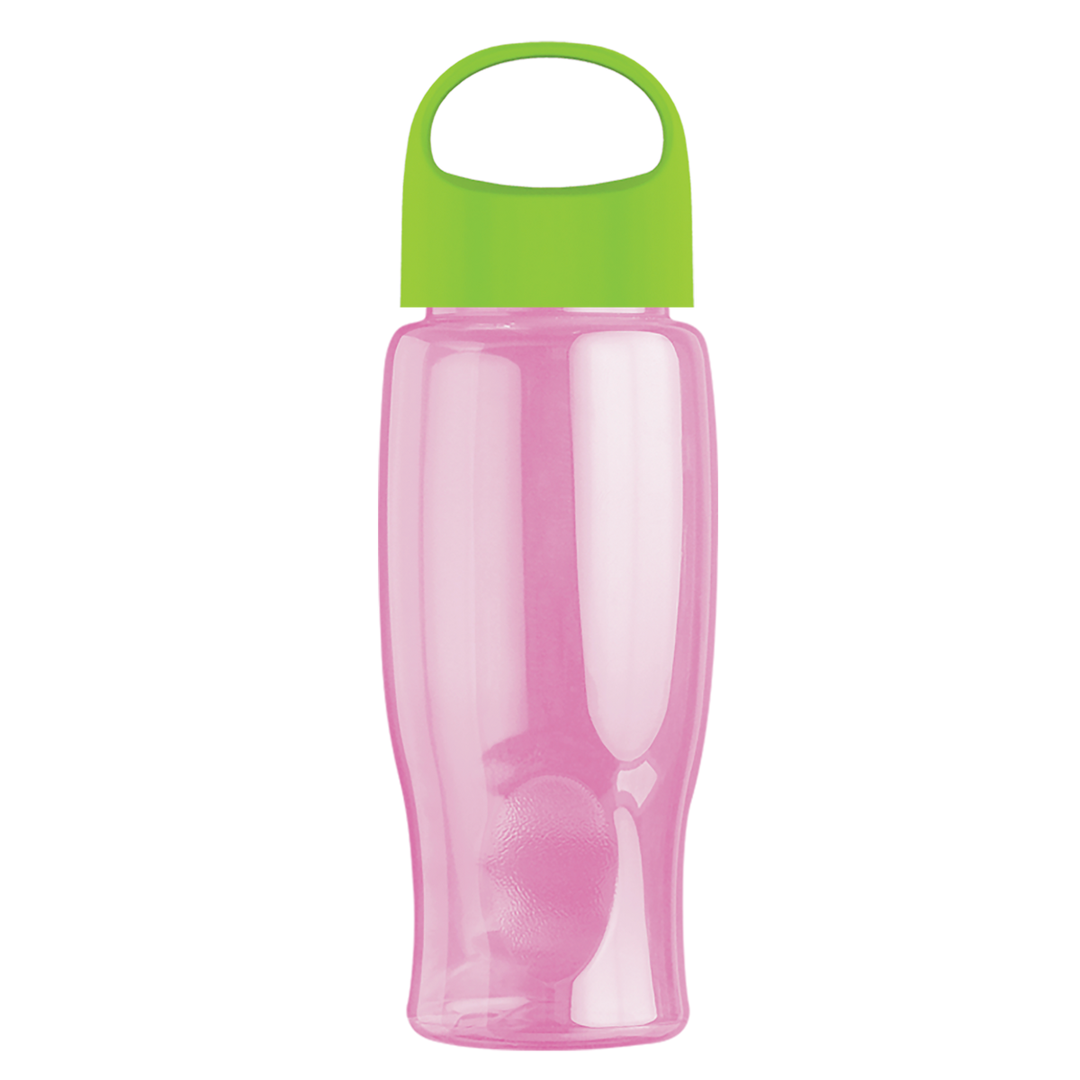 Custom logo Poly+ Bottle with Oval Crest Lid - 27 oz.