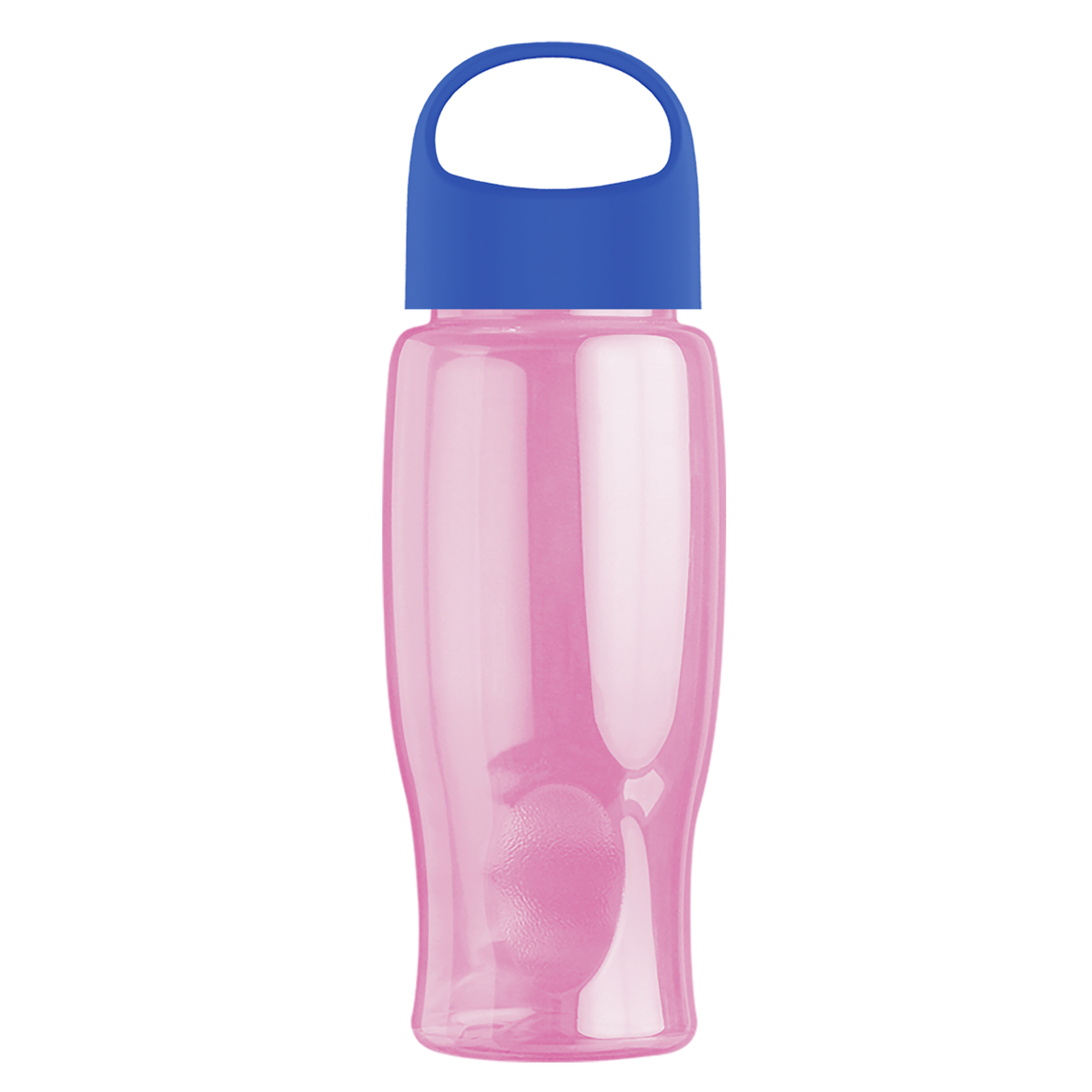 Custom logo Poly+ Bottle with Oval Crest Lid - 27 oz.