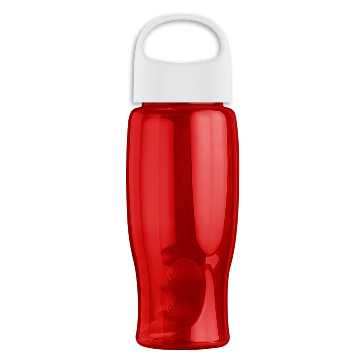 Custom logo Poly+ Bottle with Oval Crest Lid - 27 oz.