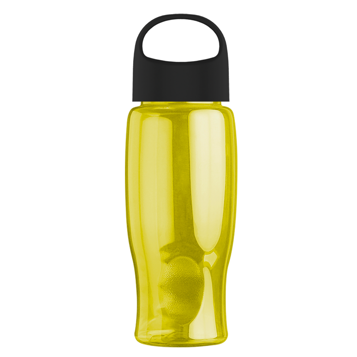 Custom logo Poly+ Bottle with Oval Crest Lid - 27 oz.