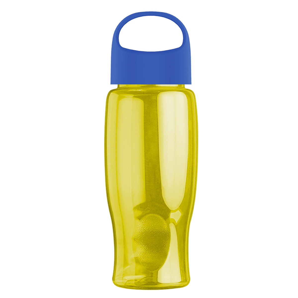 Custom logo Poly+ Bottle with Oval Crest Lid - 27 oz.
