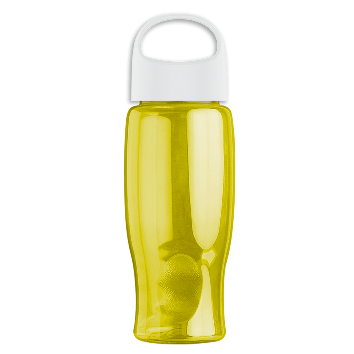 Custom logo Poly+ Bottle with Oval Crest Lid - 27 oz.