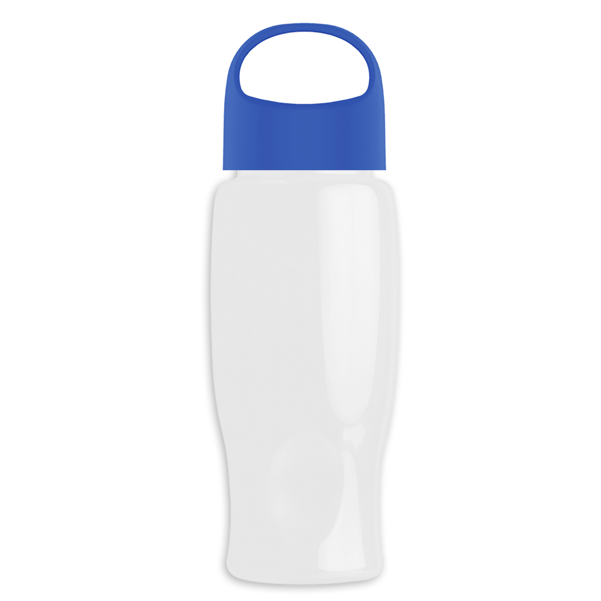 Custom logo Poly+ Bottle with Oval Crest Lid - 27 oz.