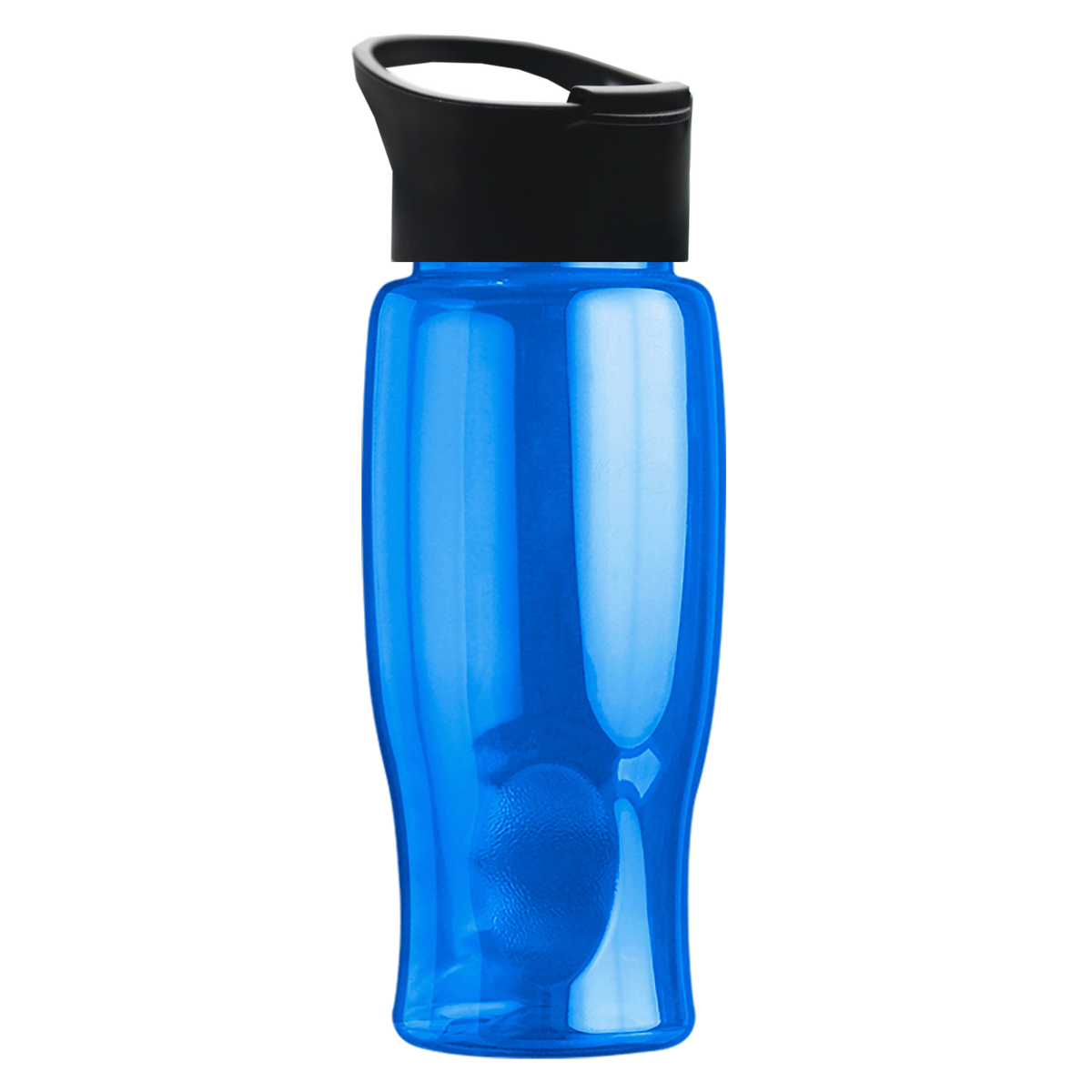Custom logo Poly+ Bottle with Pop-Up Lid - 27 oz.