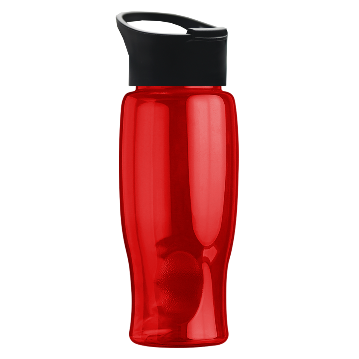 Custom logo Poly+ Bottle with Pop-Up Lid - 27 oz.