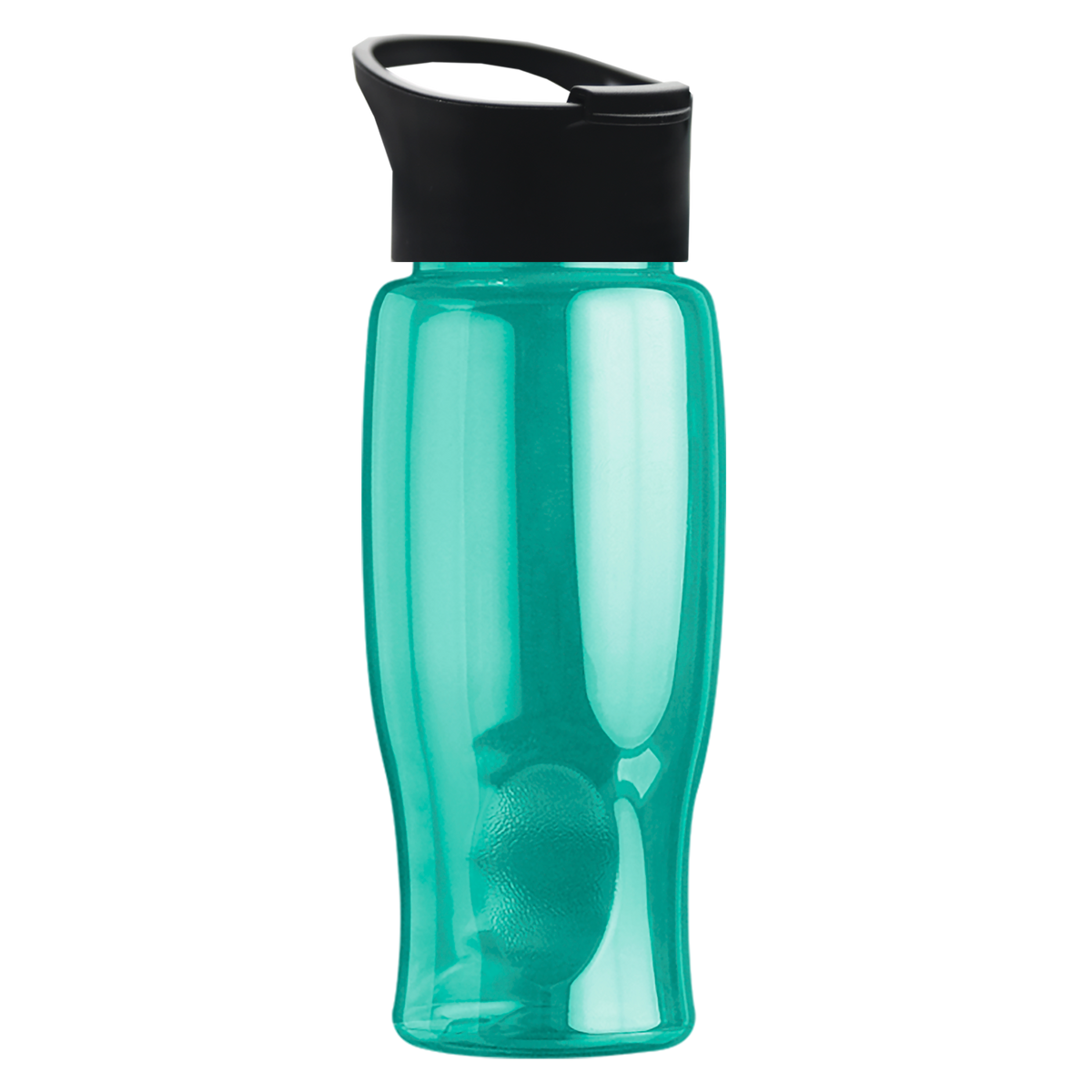 Custom logo Poly+ Bottle with Pop-Up Lid - 27 oz.