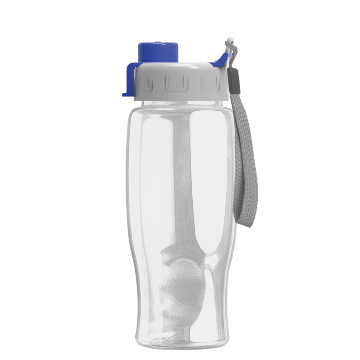 Custom logo Poly+ Bottle with Quick-Snap Lid - 27 oz.