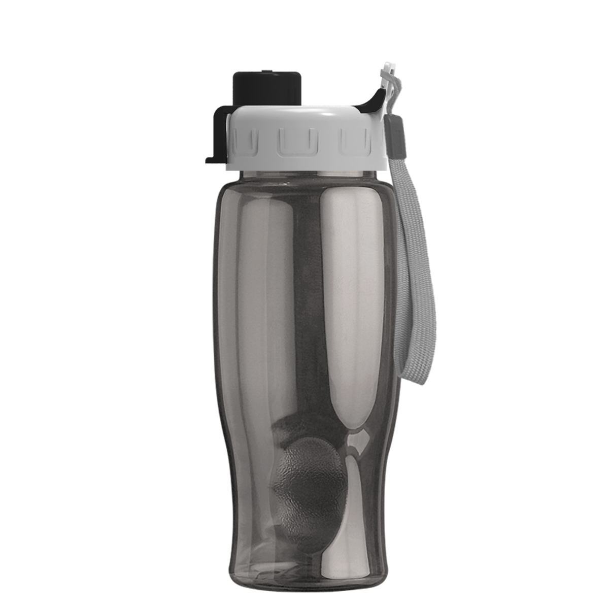Custom logo Poly+ Bottle with Quick-Snap Lid - 27 oz.