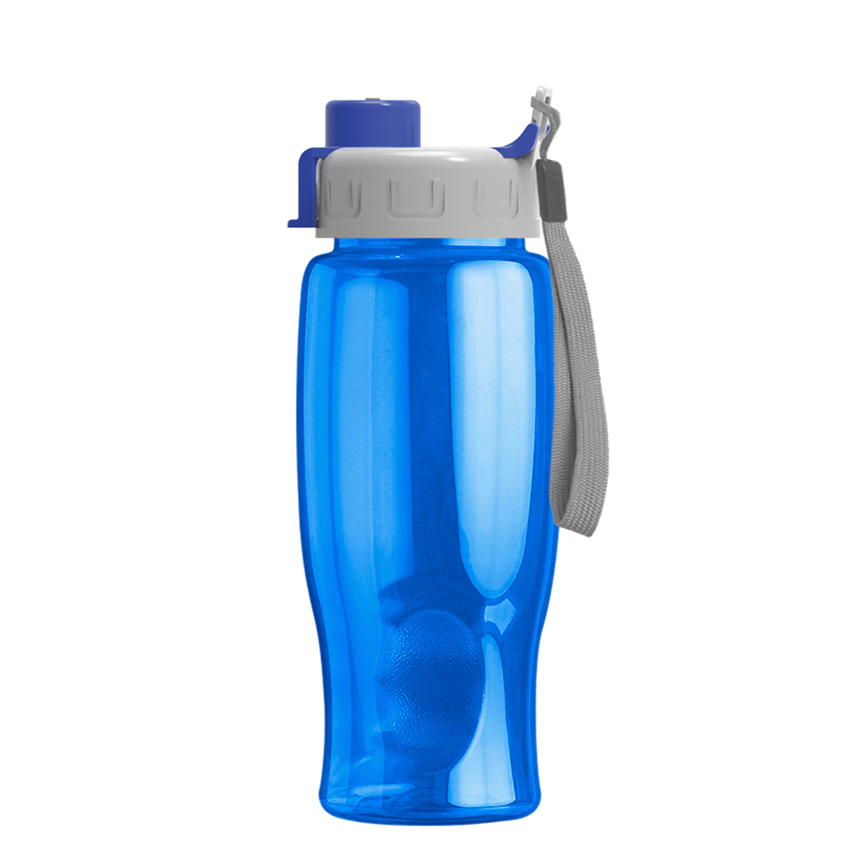 Custom logo Poly+ Bottle with Quick-Snap Lid - 27 oz.
