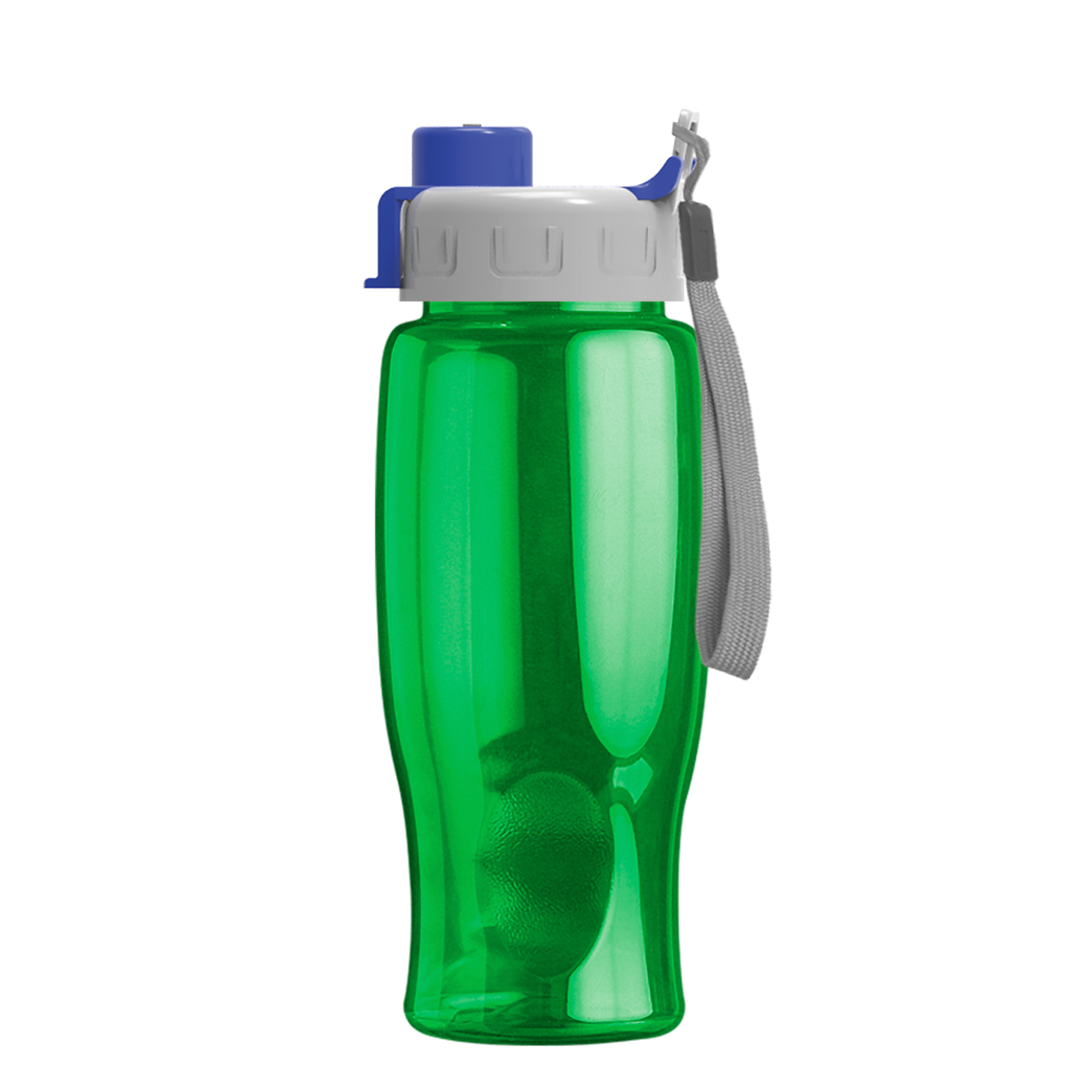 Custom logo Poly+ Bottle with Quick-Snap Lid - 27 oz.