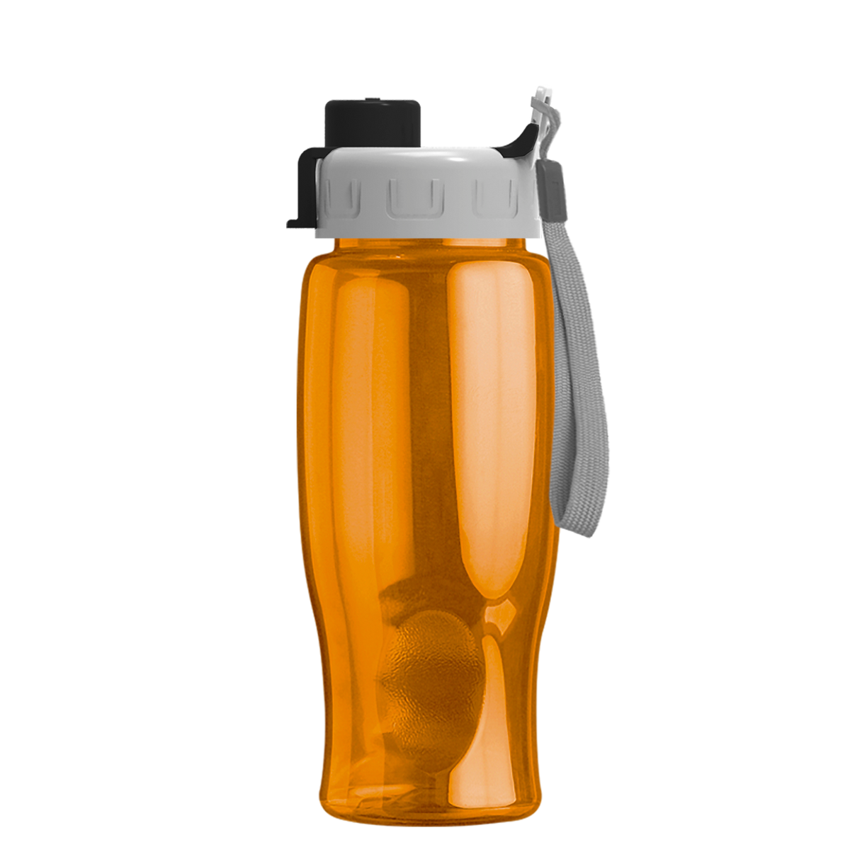 Custom logo Poly+ Bottle with Quick-Snap Lid - 27 oz.
