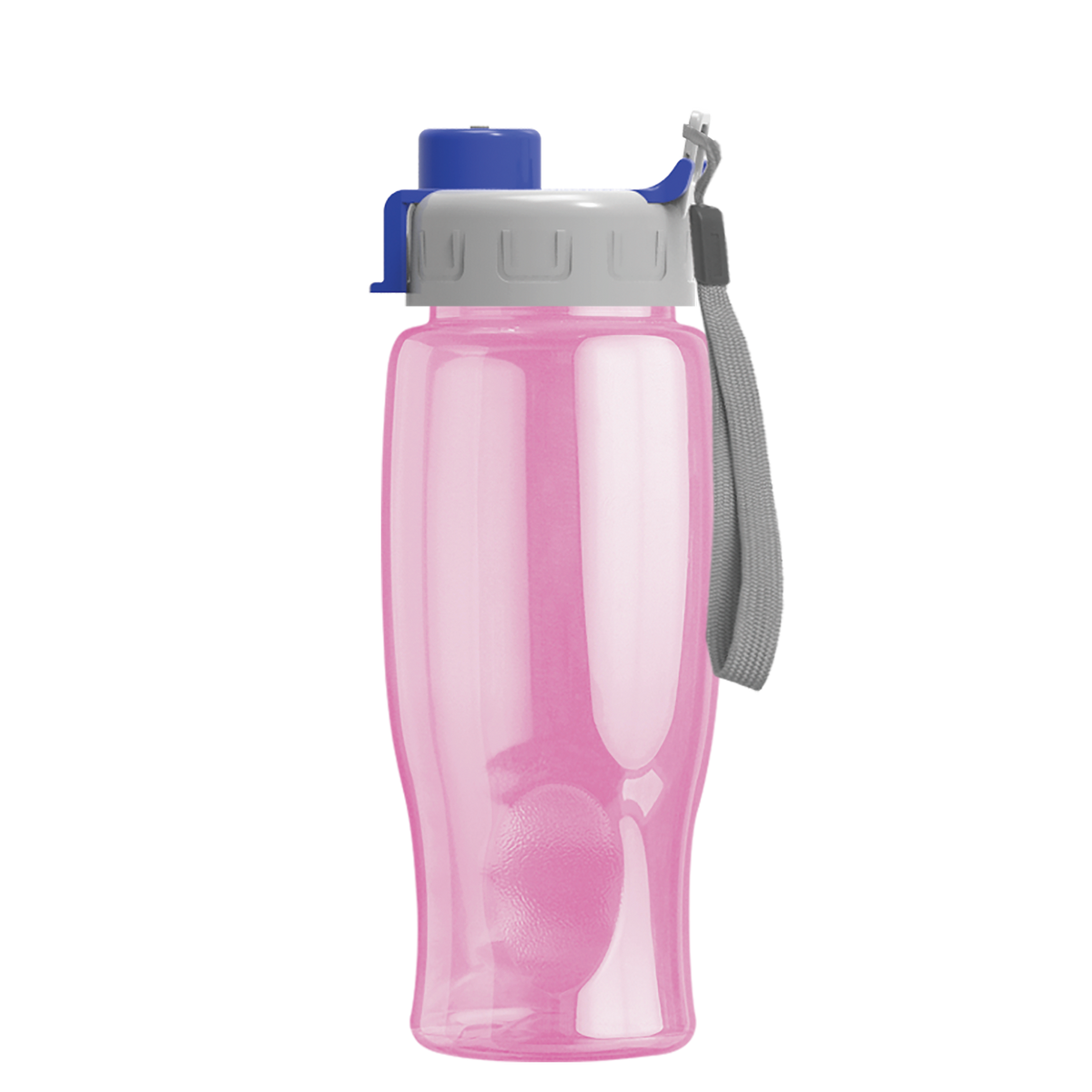 Custom logo Poly+ Bottle with Quick-Snap Lid - 27 oz.