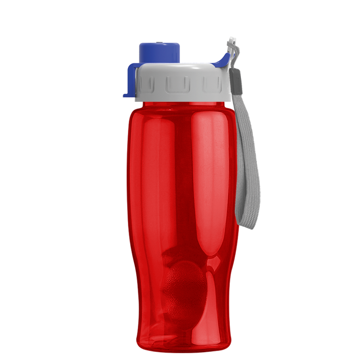 Custom logo Poly+ Bottle with Quick-Snap Lid - 27 oz.